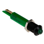 RS PRO Green Panel Mount Indicator, 230V ac, 8mm Mounting Hole Size