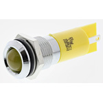 RS PRO Yellow Panel Mount Indicator, 230V ac, 14mm Mounting Hole Size, IP67