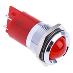 RS PRO Red Panel Mount Indicator, 230V ac, 22mm Mounting Hole Size