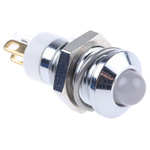 RS PRO Green, Red, Yellow Panel Mount Indicator, 2V dc, 8mm Mounting Hole Size, Solder Tab Termination