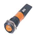 RS PRO Orange Panel Mount Indicator, 110V ac, 14.5mm Mounting Hole Size, Solder Tab Termination, IP40