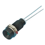 RS PRO Green Panel Mount Indicator, 2V dc, 6mm Mounting Hole Size, IP67