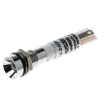 RS PRO White Panel Mount Indicator, 8mm Mounting Hole Size, Solder Tab Termination, IP67