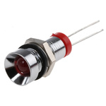 RS PRO Red Panel Mount Indicator, 2V dc, 8mm Mounting Hole Size, IP67