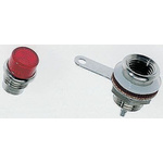 Panel Mount Indicator Lens Rectangle Style, Red