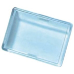 Panel Mount Indicator Lens Rectangle Style, Clear, 24mm Long