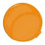 Panel Mount Indicator Lens Round Style, Amber, 16mm diameter