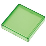 Panel Mount Indicator Lens Square Style, Green, 29mm Long