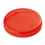 Panel Mount Indicator Lens Round Style, Red, 22mm diameter