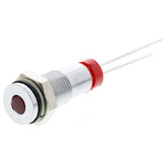RS PRO Red Panel Mount Indicator, 2V dc, 6mm Mounting Hole Size, IP67