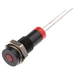 RS PRO Red Panel Mount Indicator, 2V dc, 6mm Mounting Hole Size, IP67
