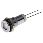 RS PRO White Panel Mount Indicator, 2V dc, 8mm Mounting Hole Size, IP67