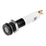 RS PRO Panel Mount Indicator, 12V dc, 8mm Mounting Hole Size, Solder Tab Termination, IP67