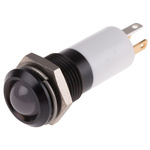RS PRO Green, Red, Yellow Panel Mount Indicator, 12V dc, 14mm Mounting Hole Size, Solder Tab Termination