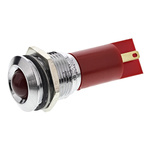 RS PRO Red Panel Mount Indicator, 16mm Mounting Hole Size, Solder Tab Termination