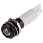 RS PRO White Panel Mount Indicator, 12mm Mounting Hole Size, Solder Tab Termination, IP67