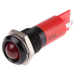 RS PRO Red Panel Mount Indicator, 24 → 36V dc, 14mm Mounting Hole Size