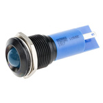 RS PRO Blue Panel Mount Indicator, 115 V dc, 230V ac, 16mm Mounting Hole Size, Solder Tab Termination, IP67