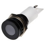 RS PRO White Panel Mount Indicator, 110V ac, 16mm Mounting Hole Size, Solder Tab Termination, IP67