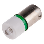 RS PRO Green Panel Mount Indicator, 25 x 10mm Mounting Hole Size