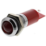 RS PRO Red Panel Mount Indicator, 12V, 14mm Mounting Hole Size, IP67