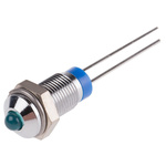 RS PRO Blue Indicator, 2V dc, 6mm Mounting Hole Size, Lead Pin Termination