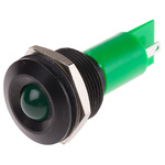 RS PRO Green Panel Mount Indicator, 115 V dc, 230V ac, 19mm Mounting Hole Size