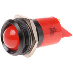 RS PRO Red Panel Mount Indicator, 22mm Mounting Hole Size, Solder Tab Termination
