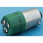 RS PRO Blue Panel Mount Indicator, 130V ac, 25 x 10mm Mounting Hole Size