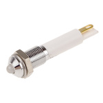 RS PRO Green, Red Panel Mount Indicator, 12V dc, 6mm Mounting Hole Size, Solder Tab Termination
