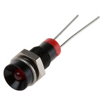 RS PRO Red Panel Mount Indicator, 2V dc, 6mm Mounting Hole Size, Lead Pin Termination