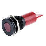 RS PRO Red Panel Mount Indicator, 16mm Mounting Hole Size, Solder Tab Termination
