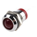 RS PRO Red Panel Mount Indicator, 2V dc, 12mm Mounting Hole Size