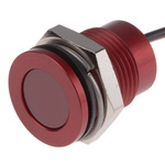 RS PRO Red Panel Mount Indicator, 24V dc, 14mm Mounting Hole Size, Lead Wires Termination, IP67
