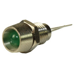 RS PRO Green Panel Mount Indicator, 3.1V, 8mm Mounting Hole Size