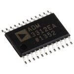 Analog Devices ADM3312EARUZ Line Transceiver, 24-Pin TSSOP
