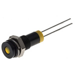 RS PRO Yellow Panel Mount Indicator, 2V dc, 6mm Mounting Hole Size, IP67