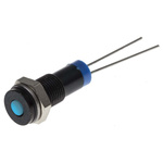 RS PRO Blue Panel Mount Indicator, 2V dc, 6mm Mounting Hole Size, IP67