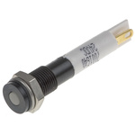 RS PRO White Panel Mount Indicator, 24V dc, 6mm Mounting Hole Size, Solder Tab Termination, IP67