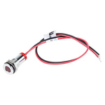 RS PRO Red Panel Mount Indicator, 2V dc, 8mm Mounting Hole Size, Lead Wires Termination, IP67