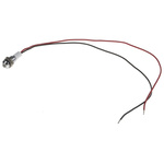 RS PRO Green, Red Panel Mount Indicator, 24V dc, 6mm Mounting Hole Size, Lead Wires Termination, IP67