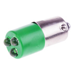 RS PRO Green Panel Mount Indicator, 230V ac, 25 x 10mm Mounting Hole Size