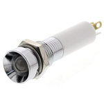 RS PRO Green, Red, Yellow Panel Mount Indicator, 12V dc, 8mm Mounting Hole Size, Solder Tab Termination