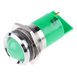 RS PRO Green Panel Mount Indicator, 24 → 36V dc, 22mm Mounting Hole Size