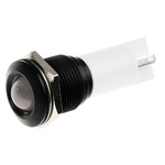 RS PRO White Panel Mount Indicator, 115 V dc, 230V ac, 16mm Mounting Hole Size, Solder Tab Termination