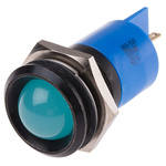 RS PRO Blue Panel Mount Indicator, 230V ac, 22mm Mounting Hole Size, IP67