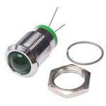 RS PRO Green Panel Mount Indicator, 2V dc, 14mm Mounting Hole Size