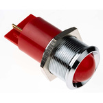 RS PRO Red Panel Mount Indicator, 48 → 65V dc, 22mm Mounting Hole Size