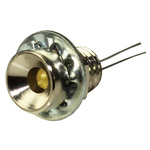 RS PRO Yellow Panel Mount Indicator, 2V dc, 6.5mm Mounting Hole Size