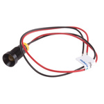 RS PRO Yellow Panel Mount Indicator, 2V dc, 8mm Mounting Hole Size, Lead Wires Termination, IP67